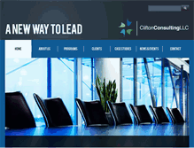 Tablet Screenshot of cliftonconsultingllc.com